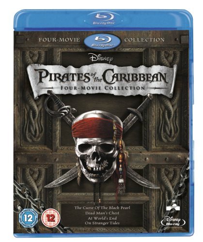 Pirates Of The Caribbean 1-4 B/Pirates Of The Caribbean@Blu-Ray/Ws/Import-Gbr